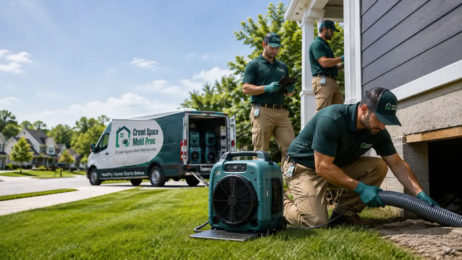 Crawl Space Mold Removal in Usk, WA